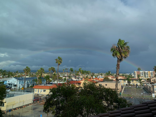 Rainbow in North Park, San Diego