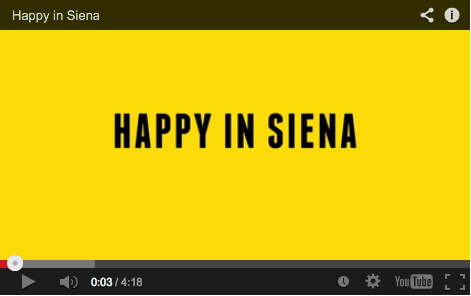 This video convinced me to go to Siena